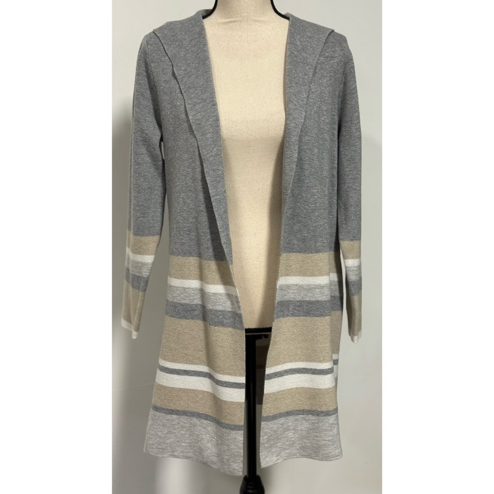 Apt. 9 Long Sleeve Open Front Cardigan Size L